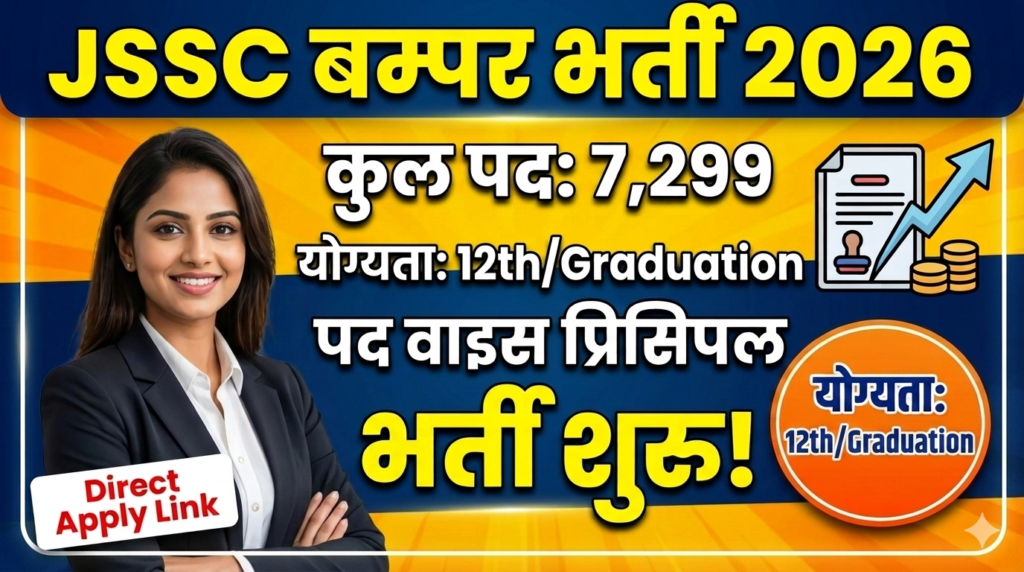 JSSC Vice Principal Recruitment 2026